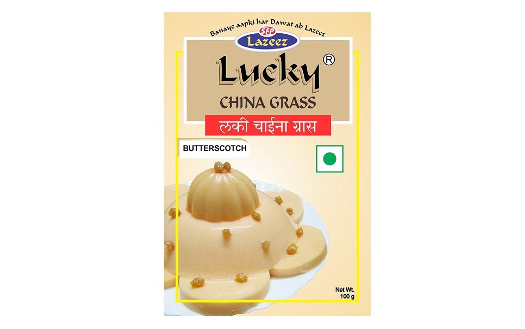 Lucky China Grass Butterscotch   Box  100 grams